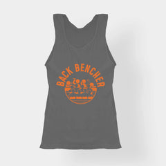 Back Bencher Women's Tank Top in Charcoal Melange Color