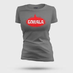 Goiyala Women's T-Shirt in Charcoal Melange Color