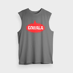 Goiyala Men/Unisex Tank Top in Charcoal Melange Color