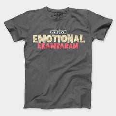 Emotional Ekambaram Men/Unisex T-Shirt in Charcoal Melange Color
