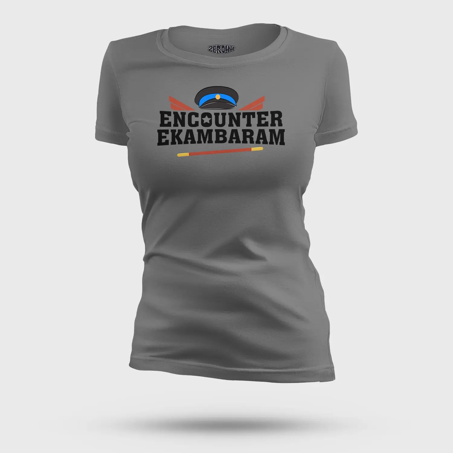 Encounter Ekambaram Women's T-Shirt in Charcoal Melange Color