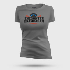Encounter Ekambaram Women's T-Shirt in Charcoal Melange Color