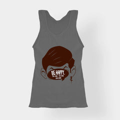 Be Happy Cool Down Cool Down Cool Down Women's Tank Top in Charcoal Melange Color