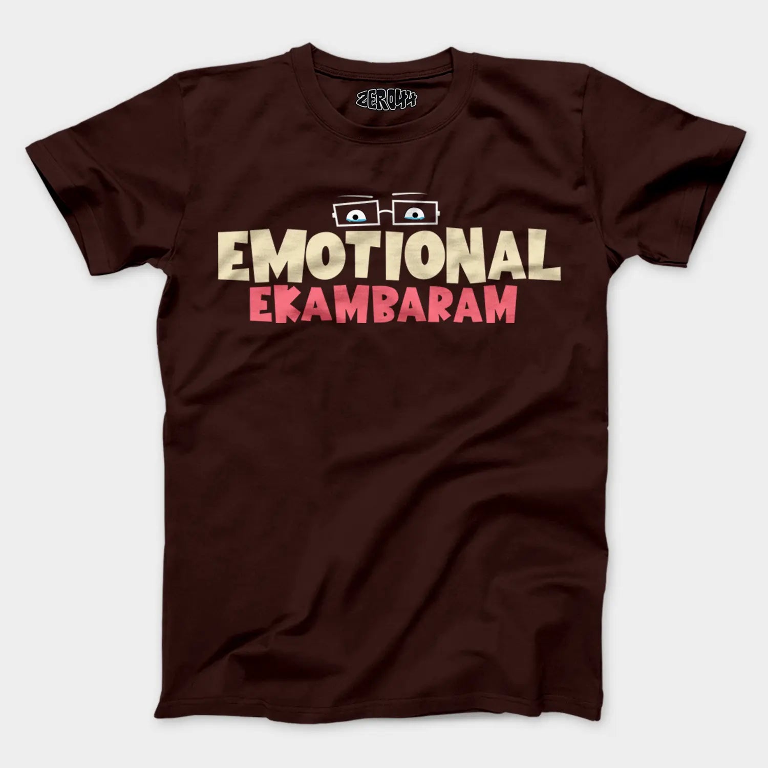 Emotional Ekambaram Men/Unisex T-Shirt in Coffee Brown Color