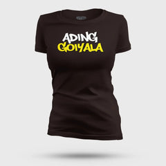 Ading Goiyala Women's T-Shirt in Coffee Brown Color