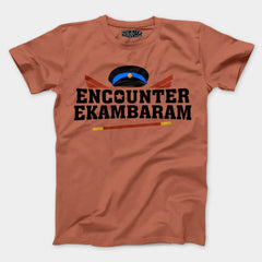 Encounter Ekambaram Men/Unisex T-Shirt in Copper Color