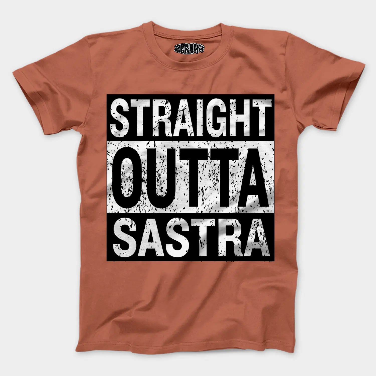 Straight Outta Sastra Men/Unisex T-Shirt in Copper Color