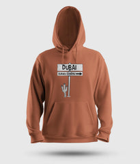 Dubai Kuruku Sandhu Men/Unisex Hoodie in Coral Color