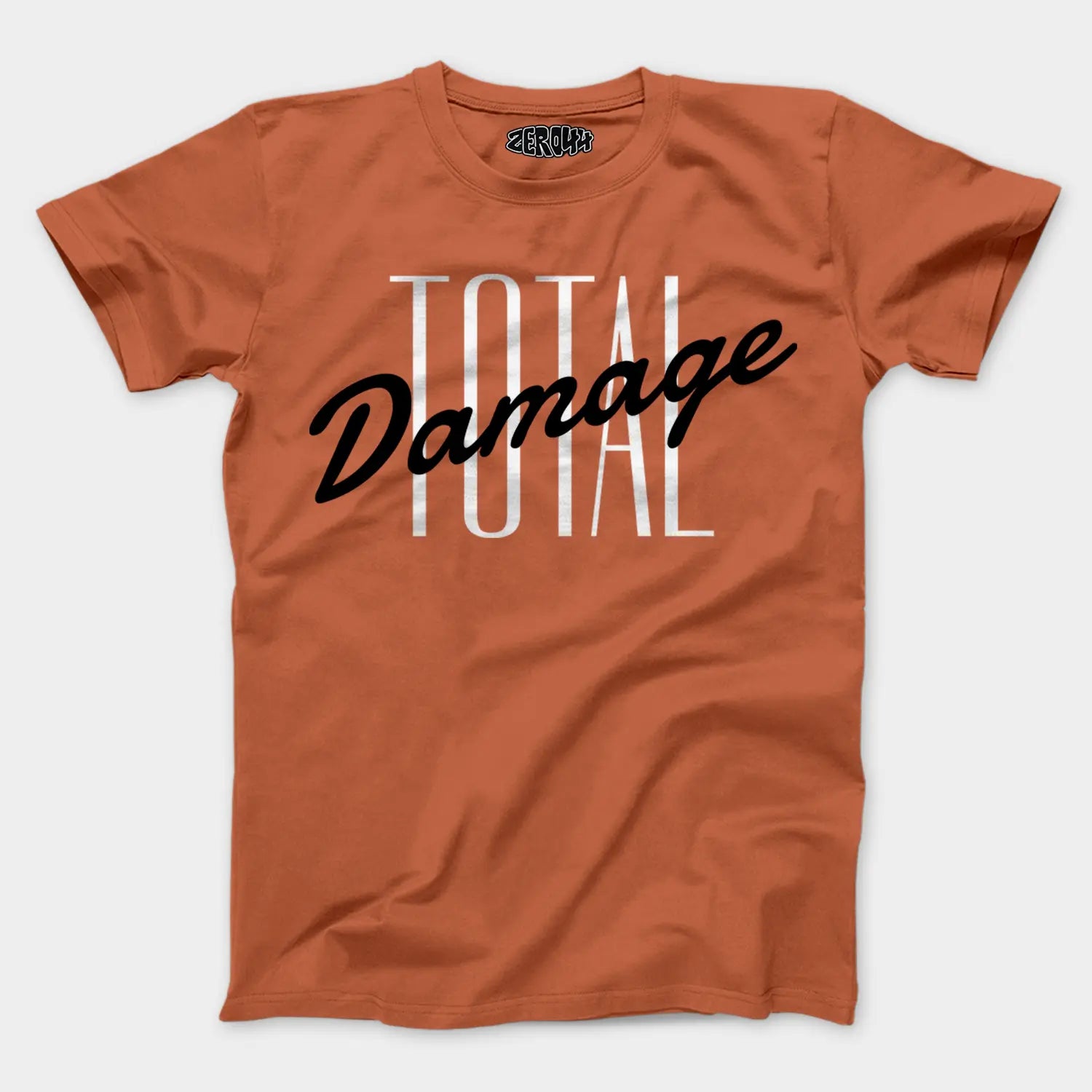 Total Damage Men/Unisex T-Shirt in Coral Color