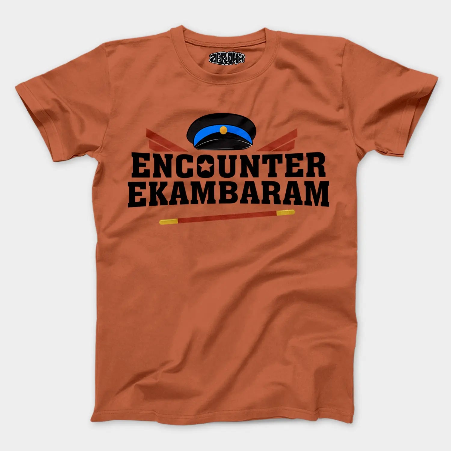 Encounter Ekambaram Men/Unisex T-Shirt in Coral Color