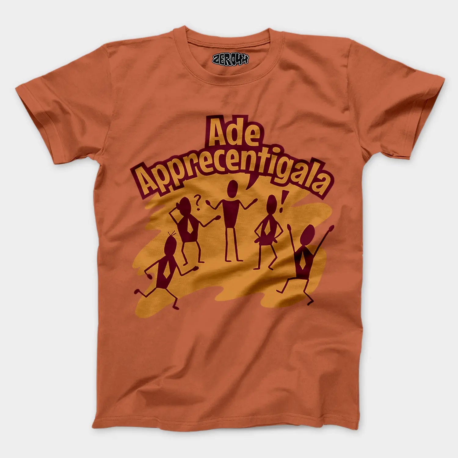 Ade Apprecentingala Men/Unisex T-Shirt in Coral Color