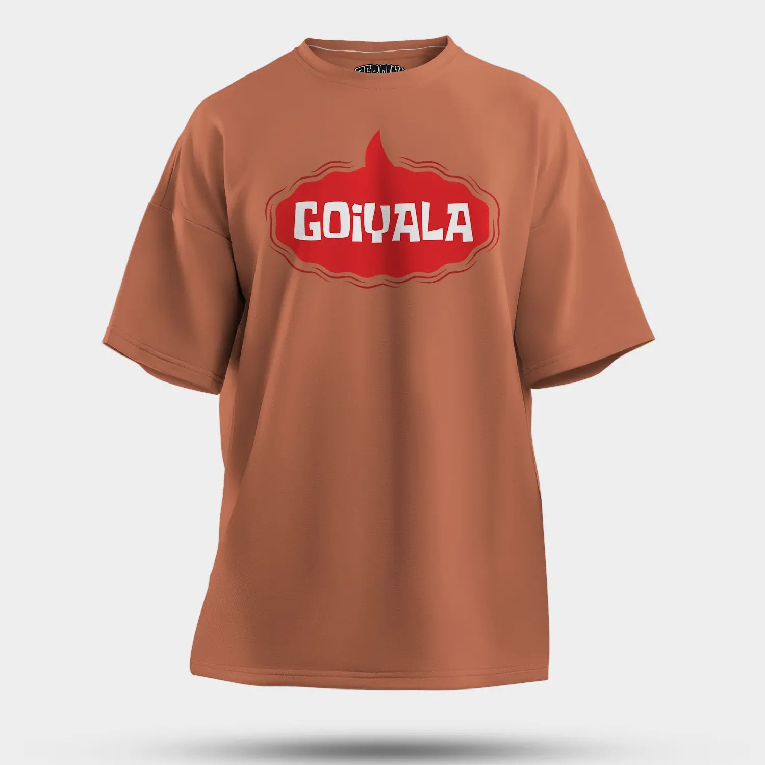 Goiyala Men/Unisex Oversized T-Shirt in Coral Color