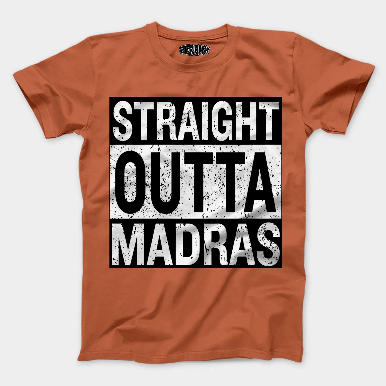 Straight Outta Madras Men/Unisex T-Shirt in Coral Color
