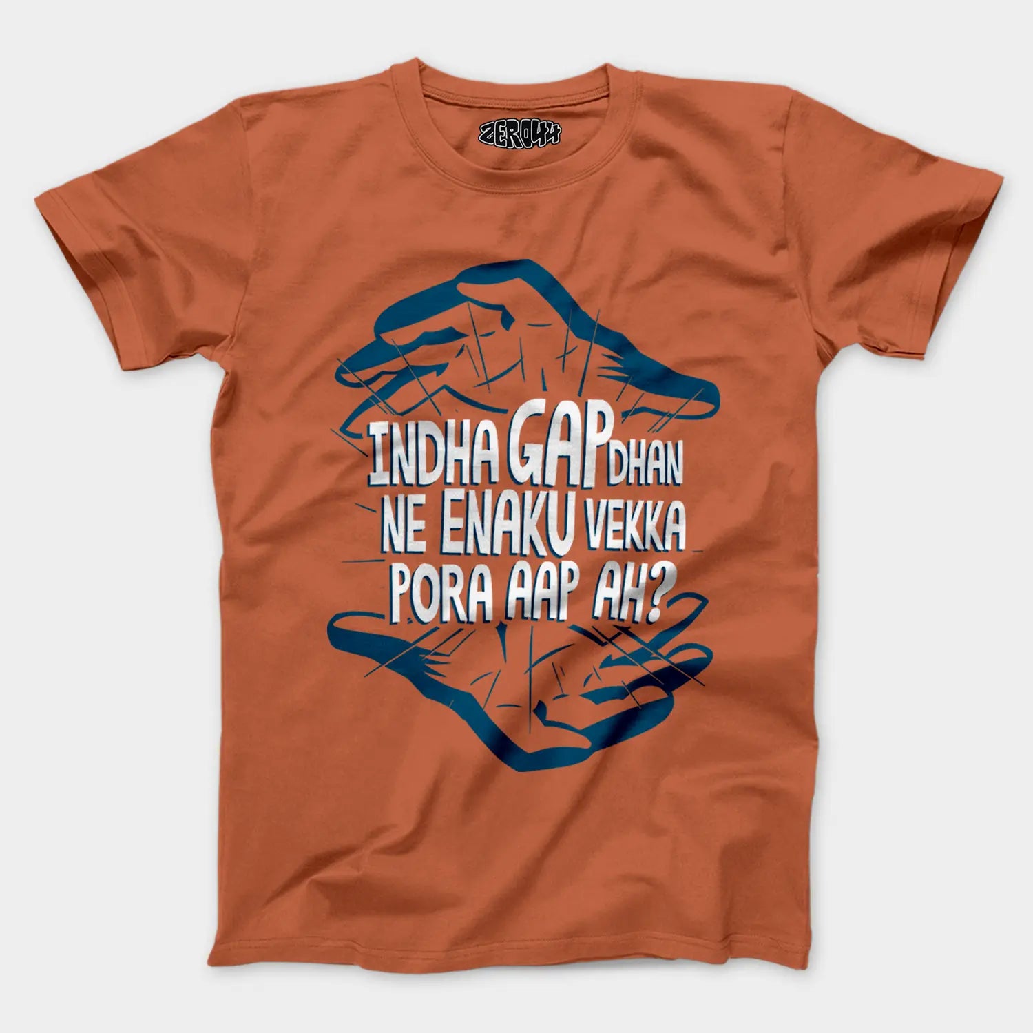 Indha Gap Dhan Ne Enaku Vekka Pora Aap Ah? Men/Unisex T-Shirt in Coral Color