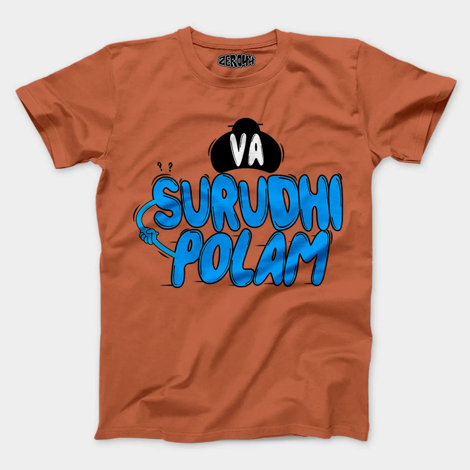 Va Surudhi Polam Men/Unisex T-Shirt in Coral Color