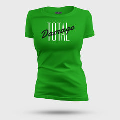 Total Damage Women's T-Shirt in Flag Green Color