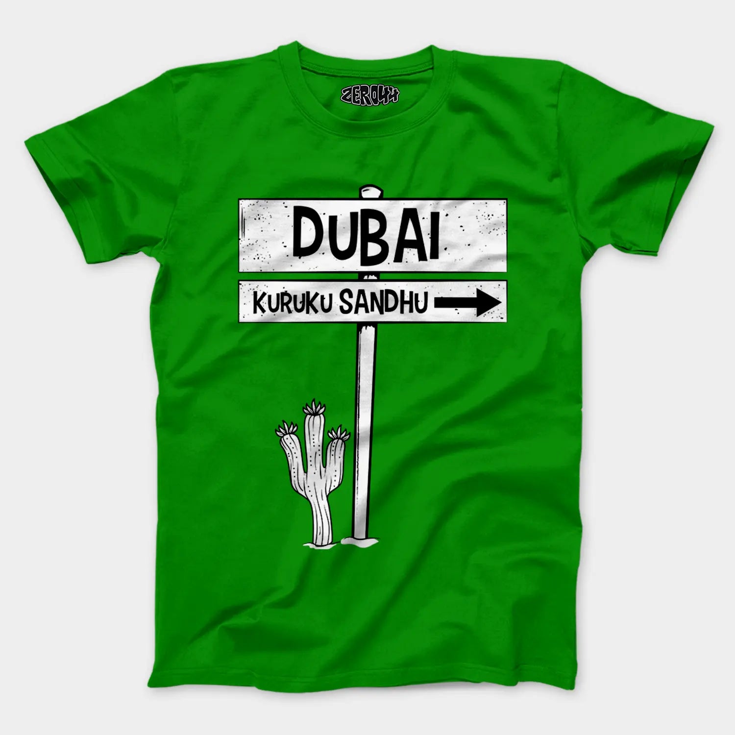 Dubai Kuruku Sandhu Men/Unisex T-Shirt in Flag Green Color