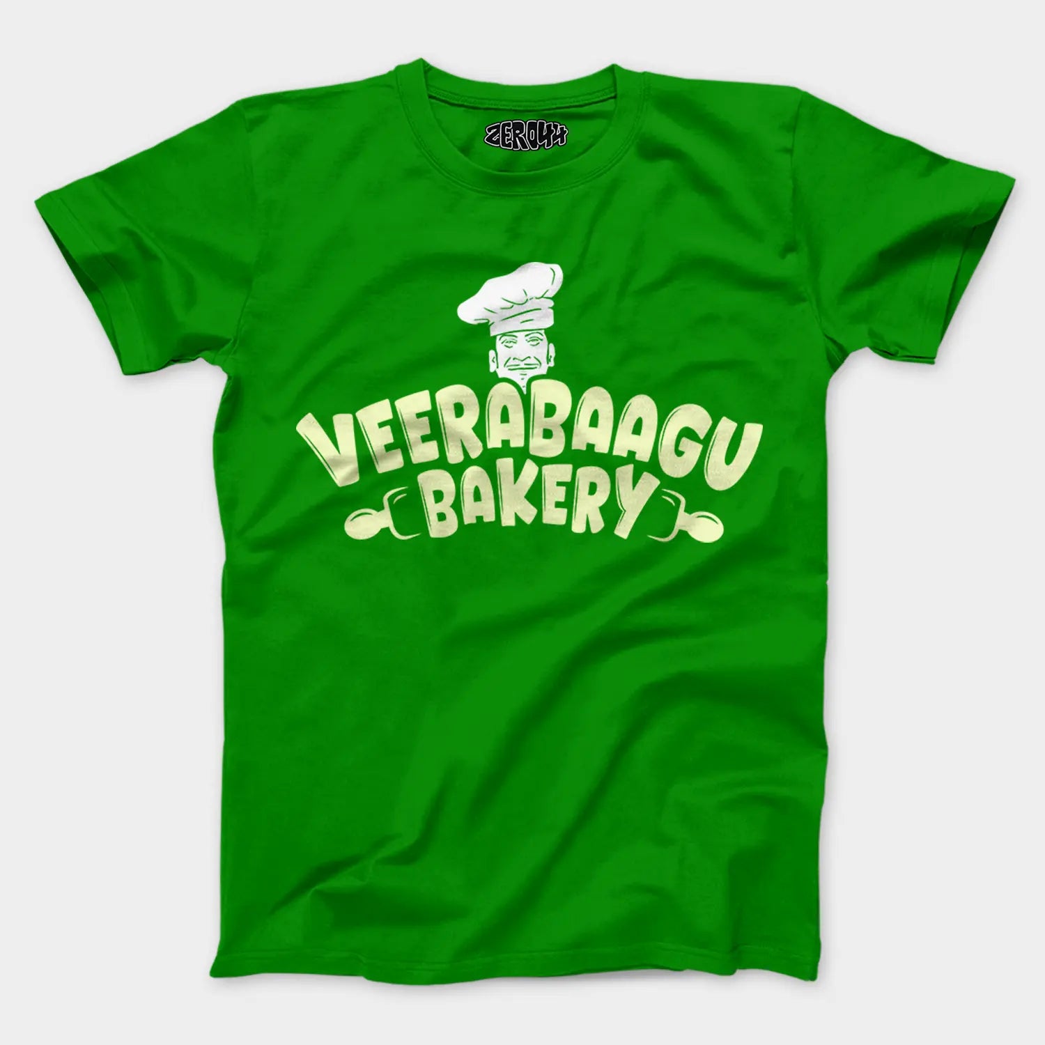 Veerabaagu Bakery Men/Unisex T-Shirt in Flag Green Color