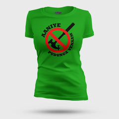 Aaniye Pudunga Venaam Women's T-Shirt in Flag Green Color
