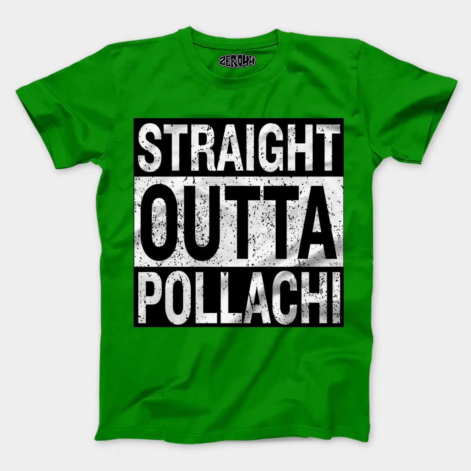 Straight Outta Pollachi Men/Unisex T-Shirt in Flag Green Color