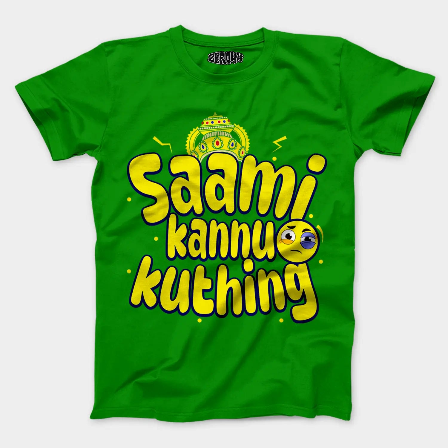 Saami Kannu Kuthing Men/Unisex T-Shirt in Flag Green Color