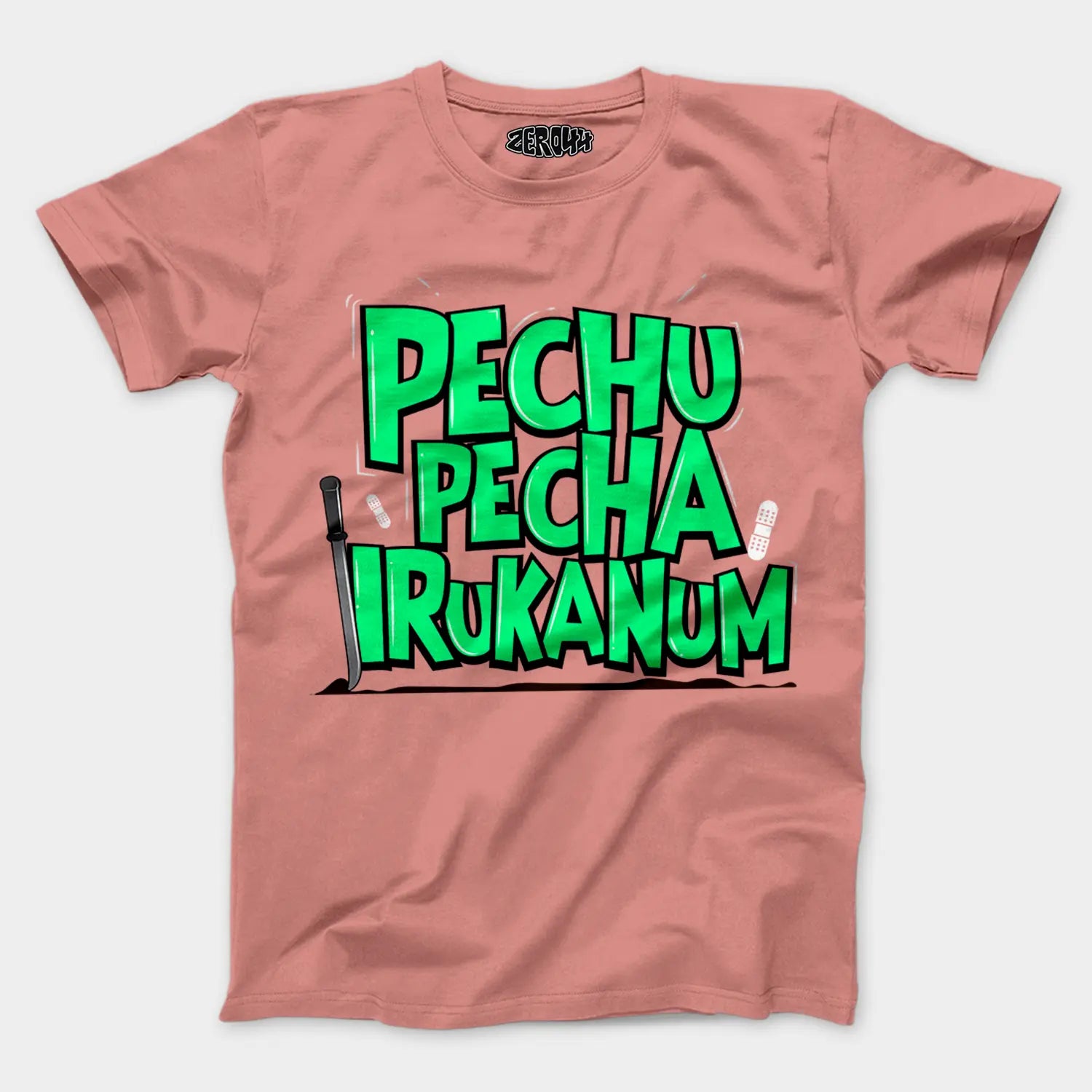 Pechu Pecha Irrukanum Men/Unisex T-Shirt in Flamingo Color