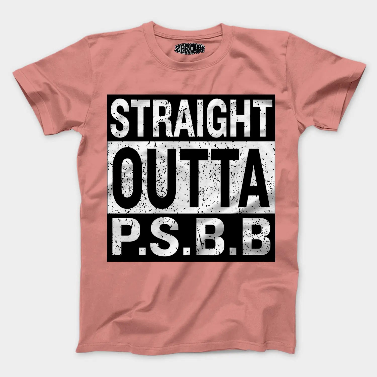 Straight Outta Psbb Men/Unisex T-Shirt in Flamingo Color