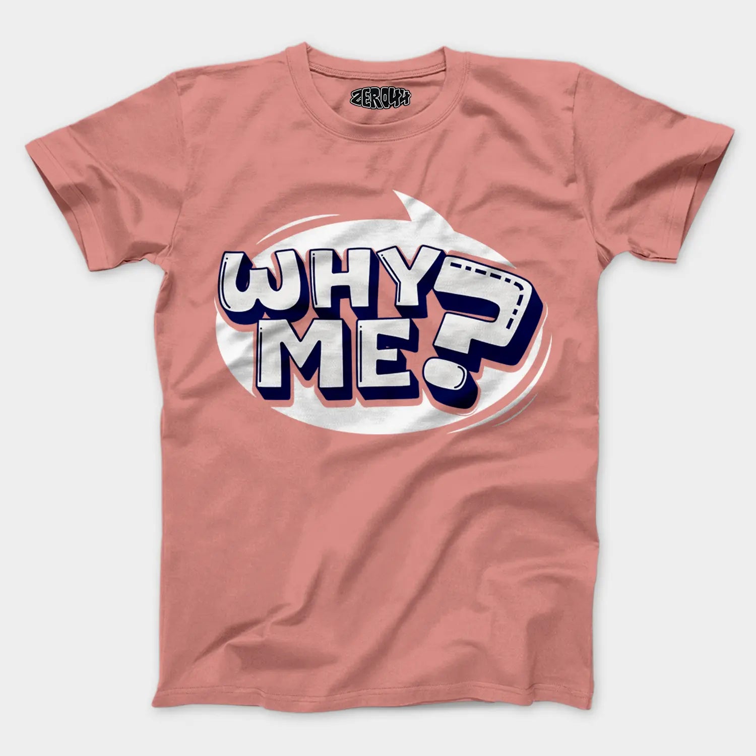 Why Me? Men/Unisex T-Shirt in Flamingo Color