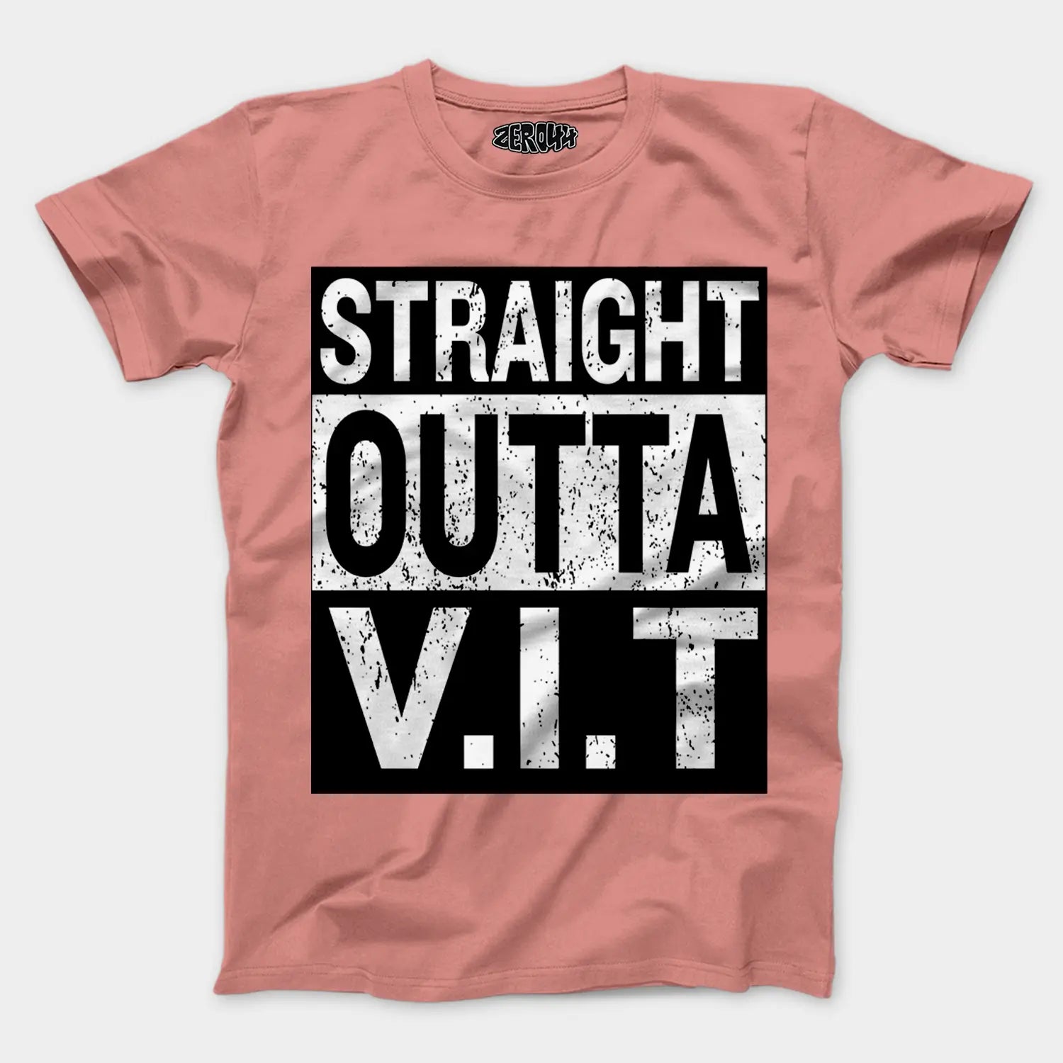 Straight Outta Vit Men/Unisex T-Shirt in Flamingo Color