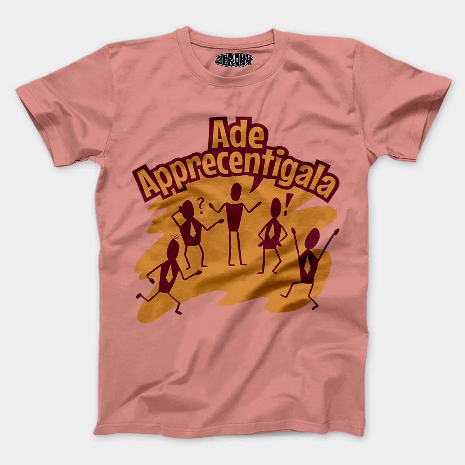 Ade Apprecentingala Men/Unisex T-Shirt in Flamingo Color