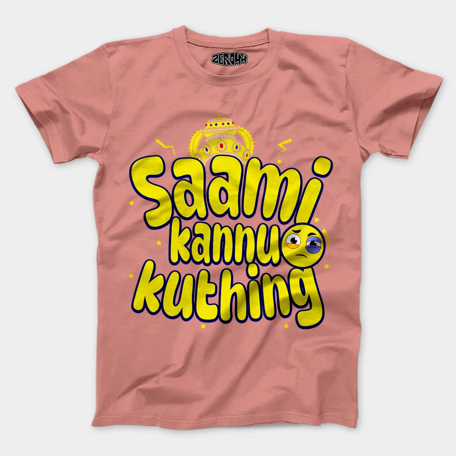 Saami Kannu Kuthing Men/Unisex T-Shirt in Flamingo Color