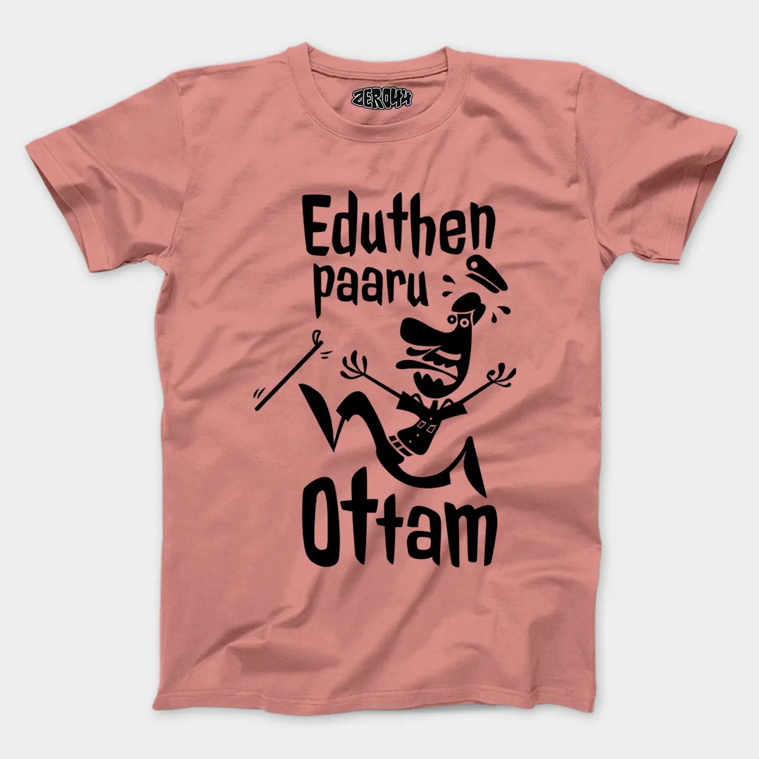 Eduthen Paaru Ottam Men/Unisex T-Shirt in Flamingo Color