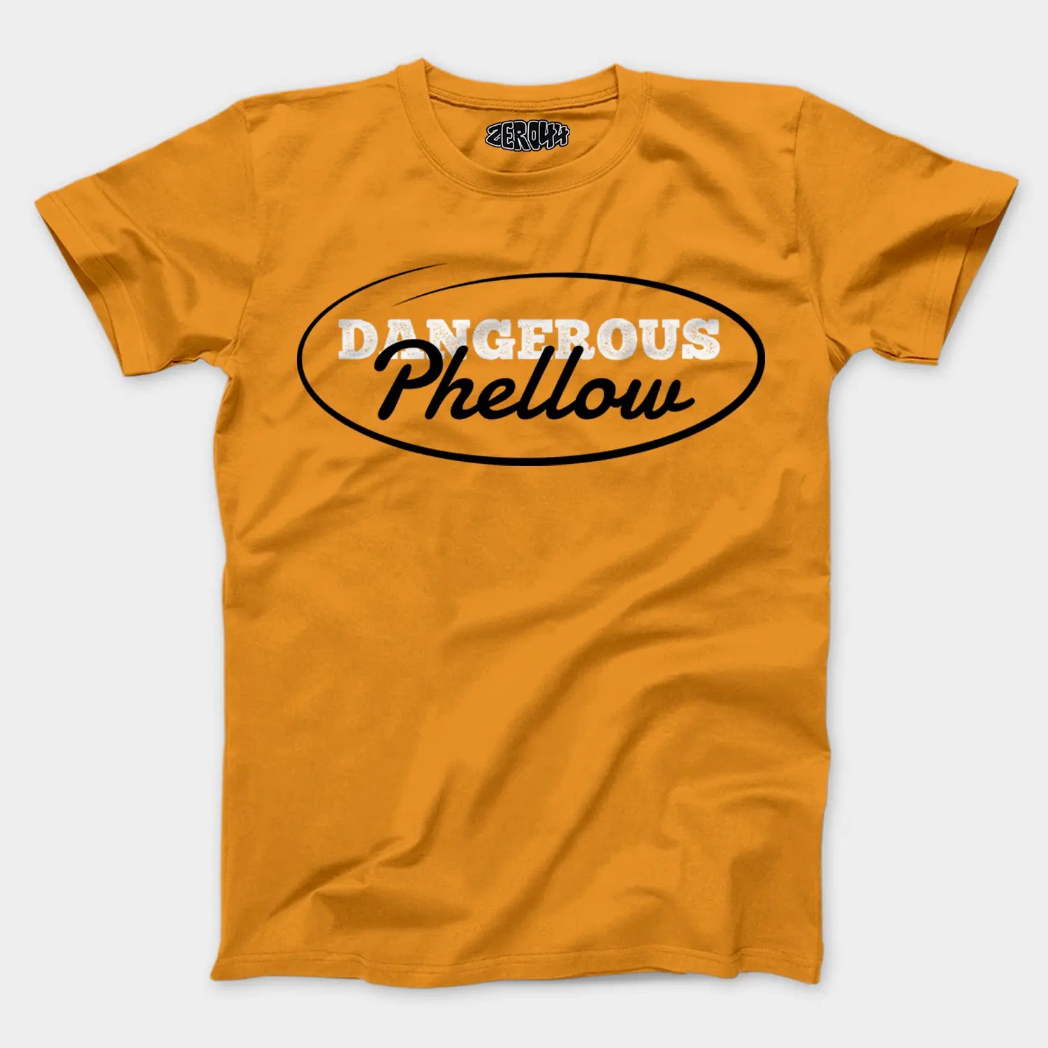 Dangerous Phellow Men/Unisex T-Shirt in Golden Yellow Color