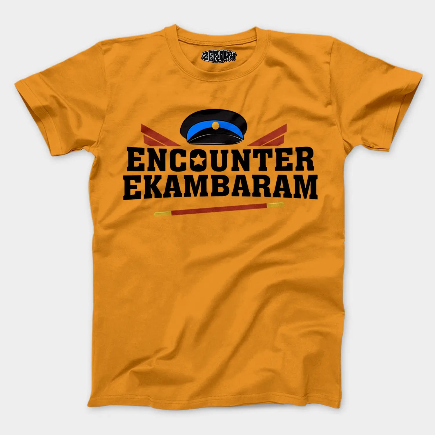 Encounter Ekambaram Men/Unisex T-Shirt in Golden Yellow Color