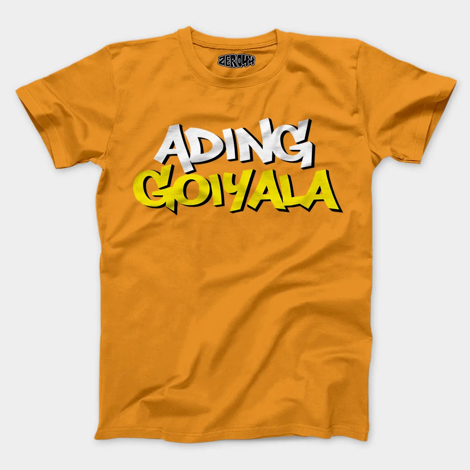 Ading Goiyala Men/Unisex T-Shirt in Golden Yellow Color