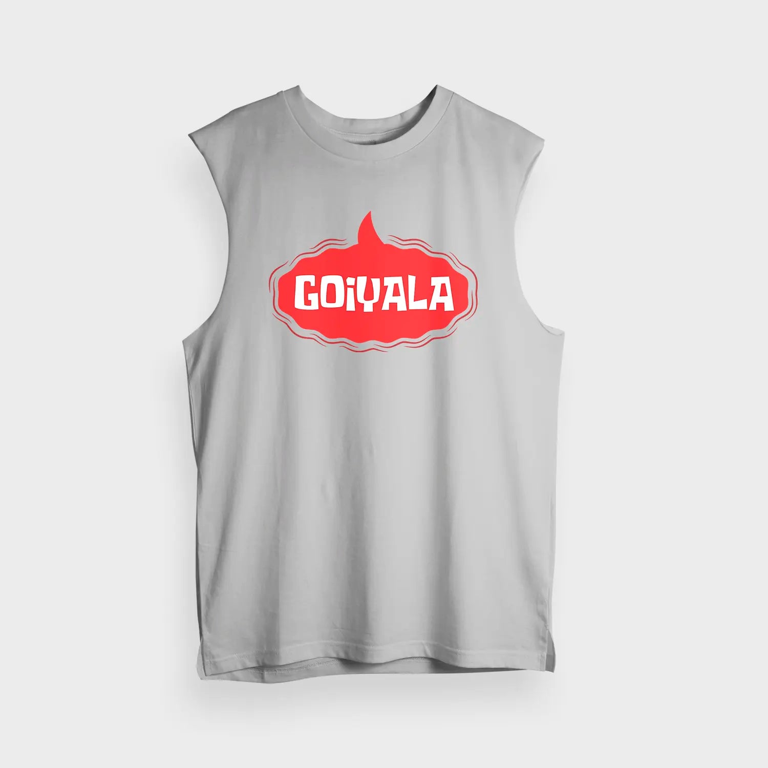 Goiyala Men/Unisex Tank Top in Grey Melange Color