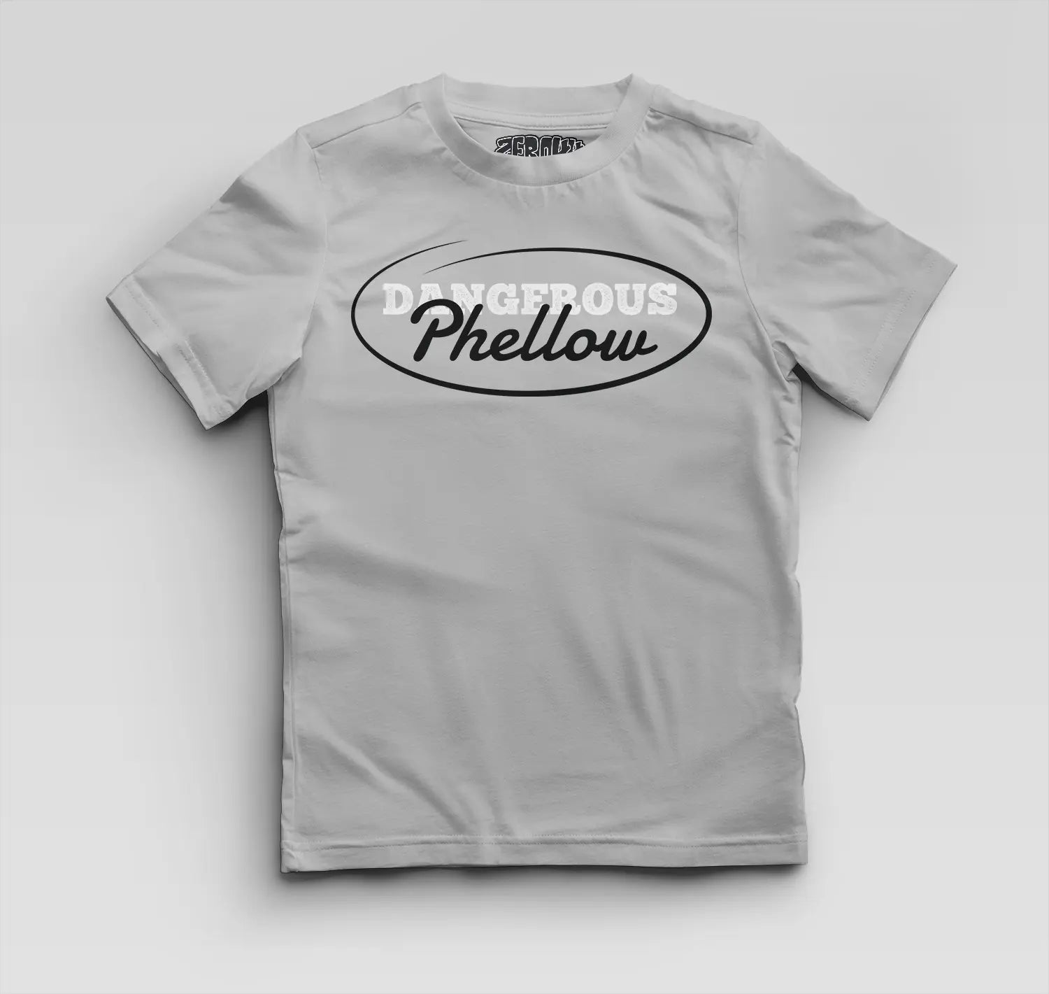 Dangerous Phellow Boys Round Neck T-Shirt in Grey Melange Color