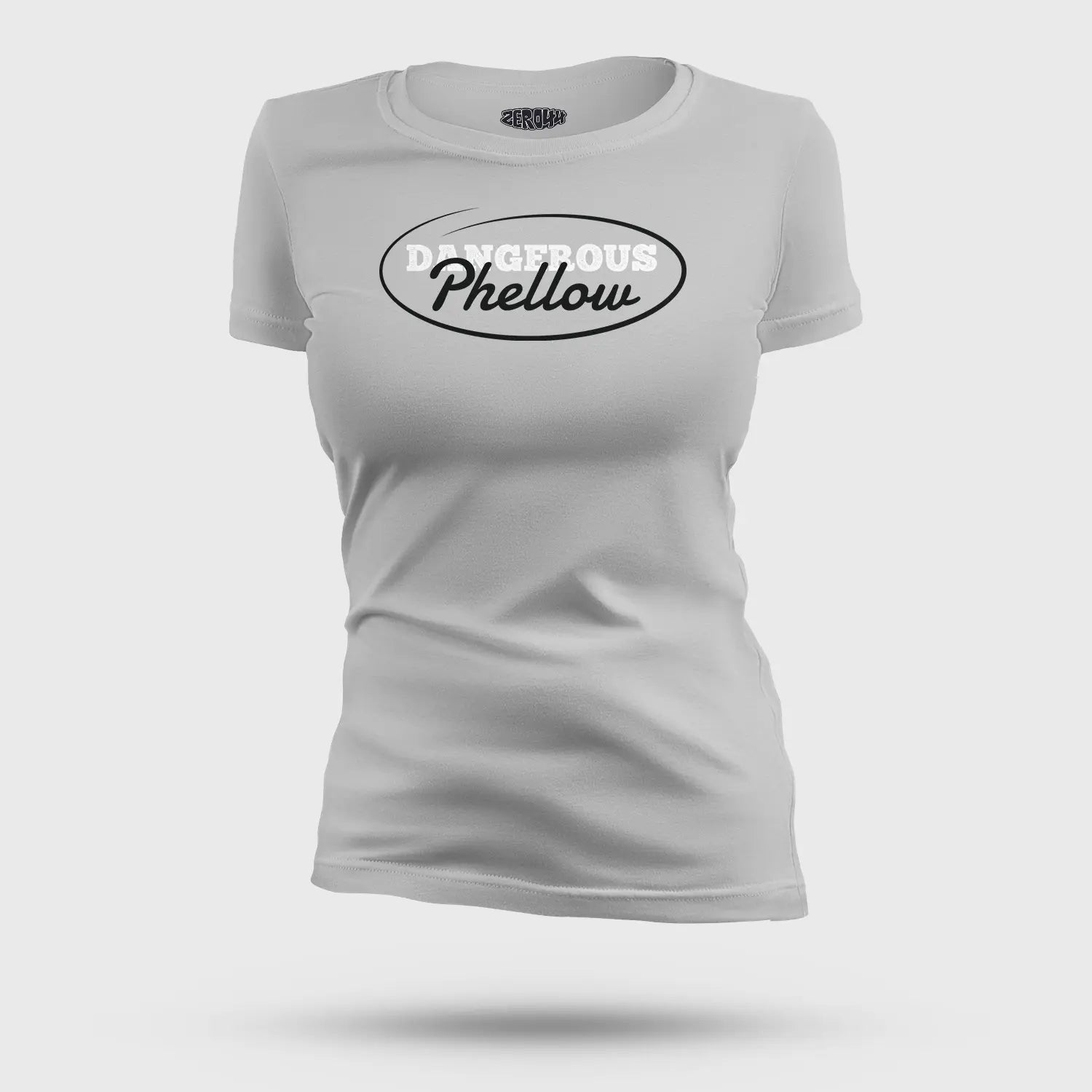 Dangerous Phellow Women's T-Shirt in Grey Melange Color