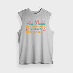Ena Chinna Pulla Thanama Iruku Rascal Men/Unisex Tank Top in Grey Melange Color