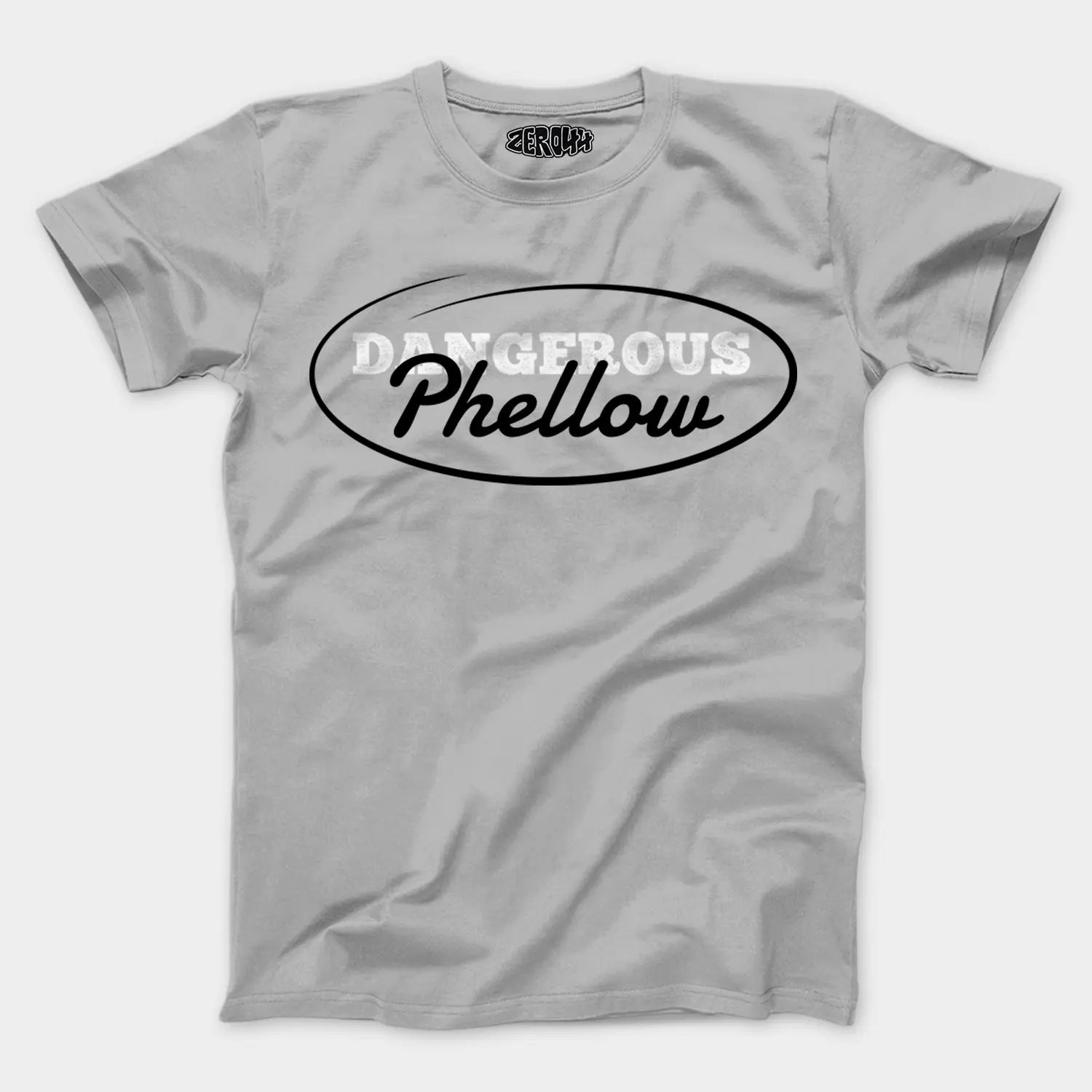 Dangerous Phellow Men/Unisex T-Shirt in Grey Melange Color