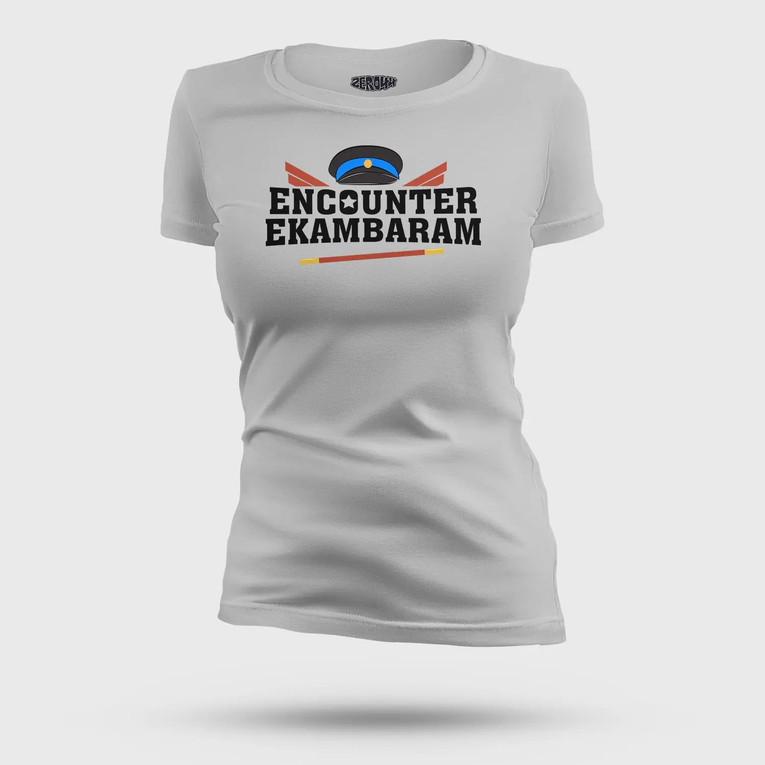 Encounter Ekambaram Women's T-Shirt in Grey Melange Color