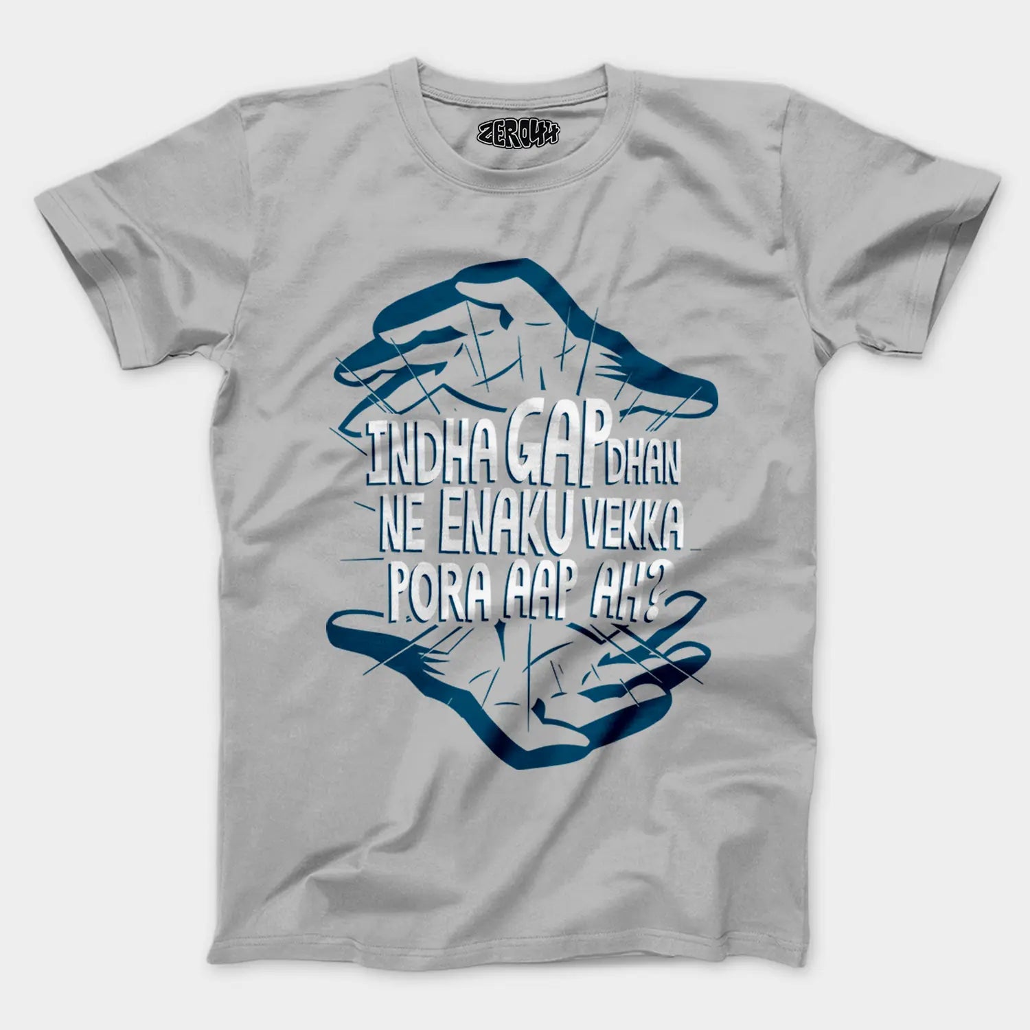 Indha Gap Dhan Ne Enaku Vekka Pora Aap Ah? Men/Unisex T-Shirt in Grey Melange Color
