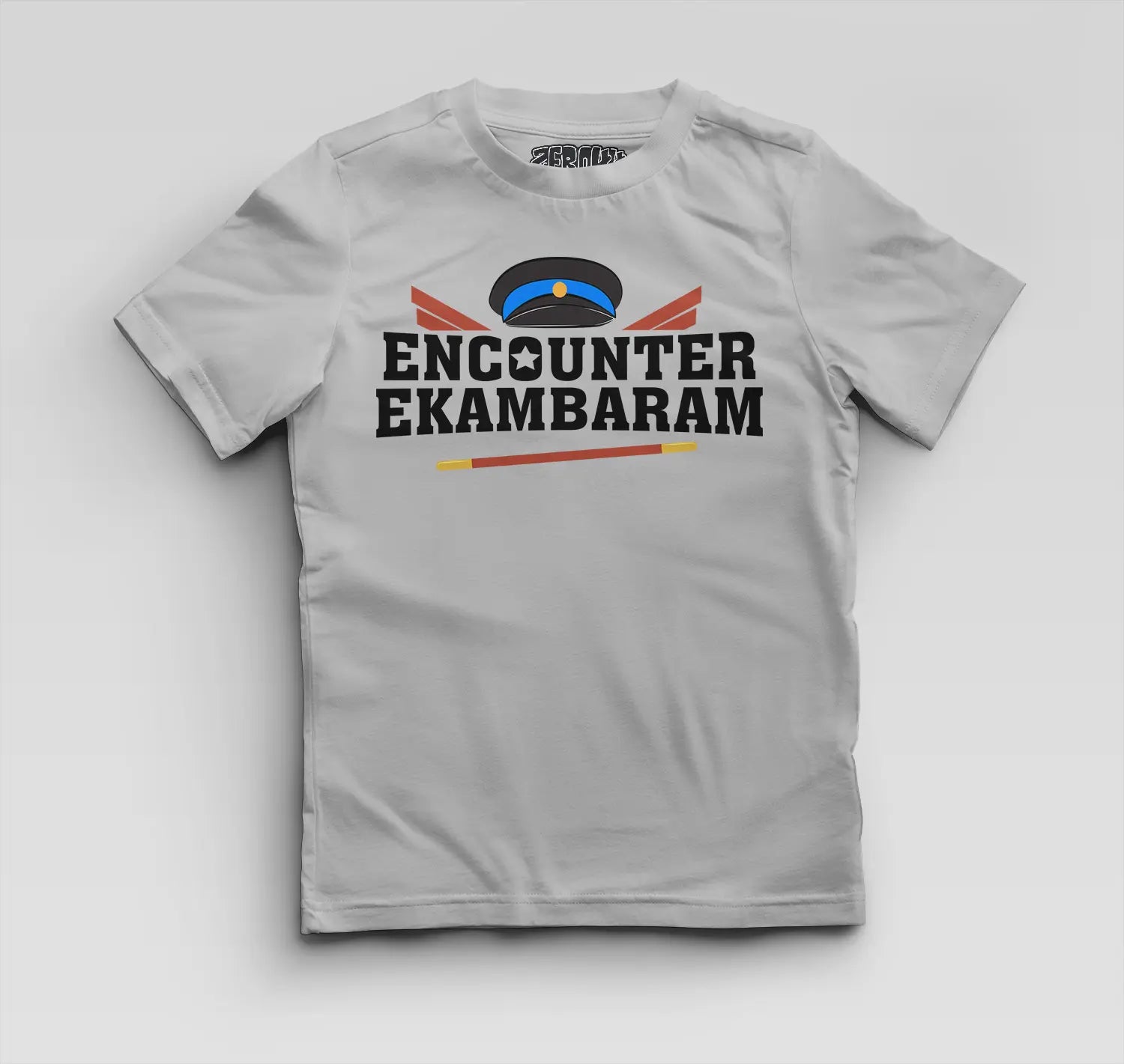 Encounter Ekambaram Boys Round Neck T-Shirt in Grey Melange Color