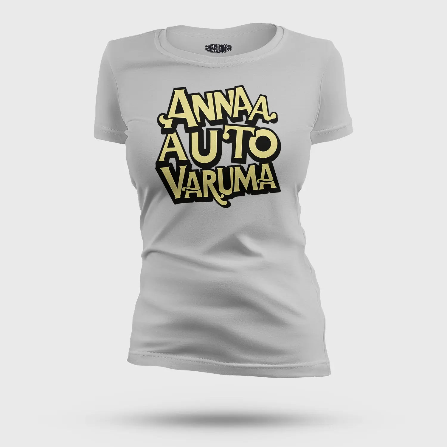 Anna Auto Varuma Women's T-Shirt in Grey Melange Color