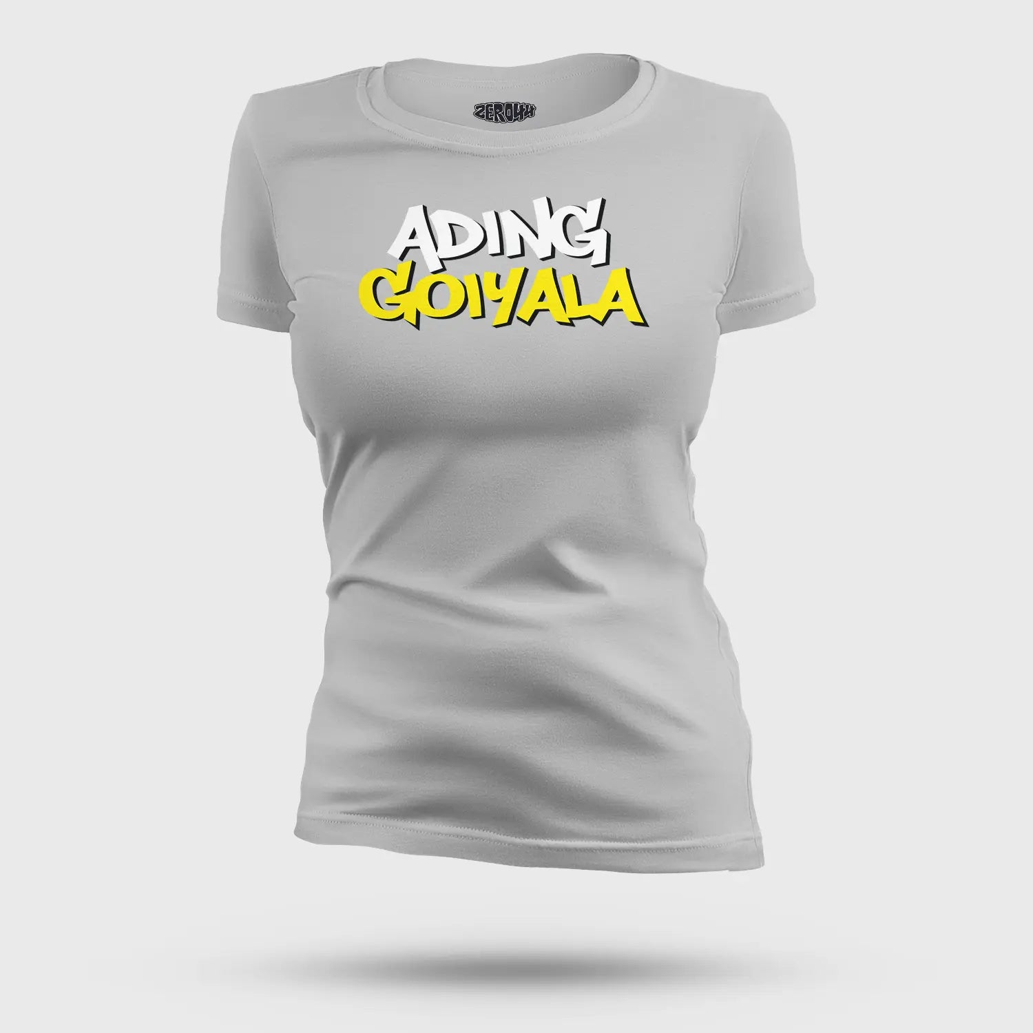 Ading Goiyala Women's T-Shirt in Grey Melange Color