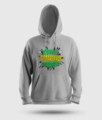 Evalo Distarpance You Raascal Men/Unisex Hoodie in Grey Melange Color