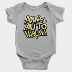 Anna Auto Varuma Onesie/Romper in Grey Melange Color