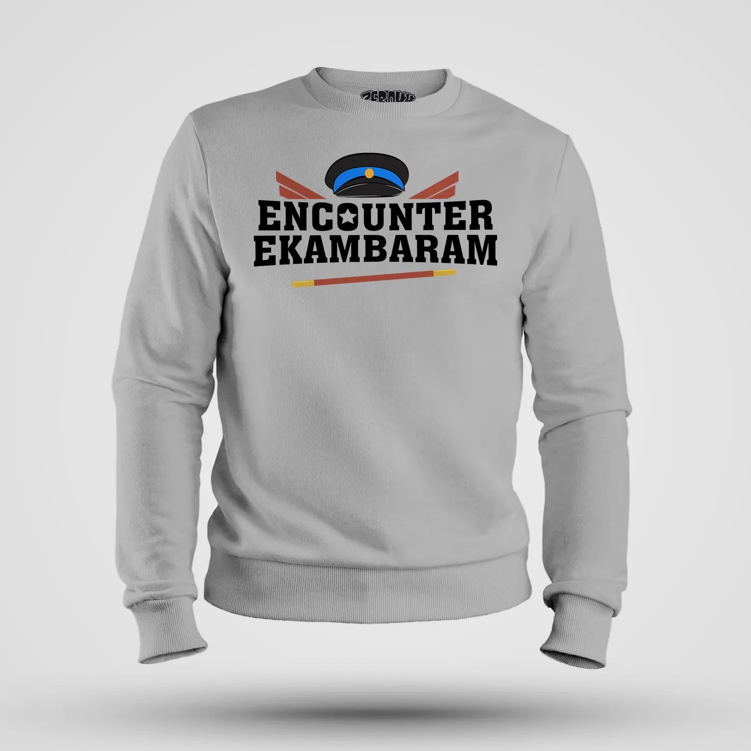 Encounter Ekambaram Men/Unisex Sweatshirt in Grey Melange Color