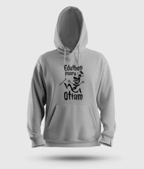 Eduthen Paaru Ottam Men/Unisex Hoodie in Grey Melange Color