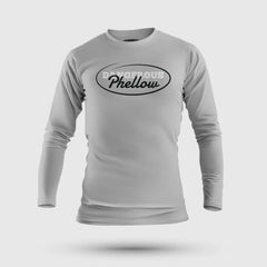 Dangerous Phellow Men/Unisex Long Sleeve T-Shirt in Grey Melange Color